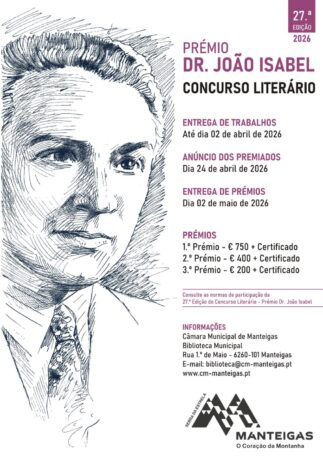 27ª Edição Prémio Dr. João Isabel – Concurso Literário